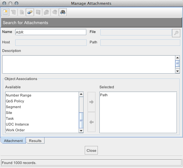 Manage Attachments